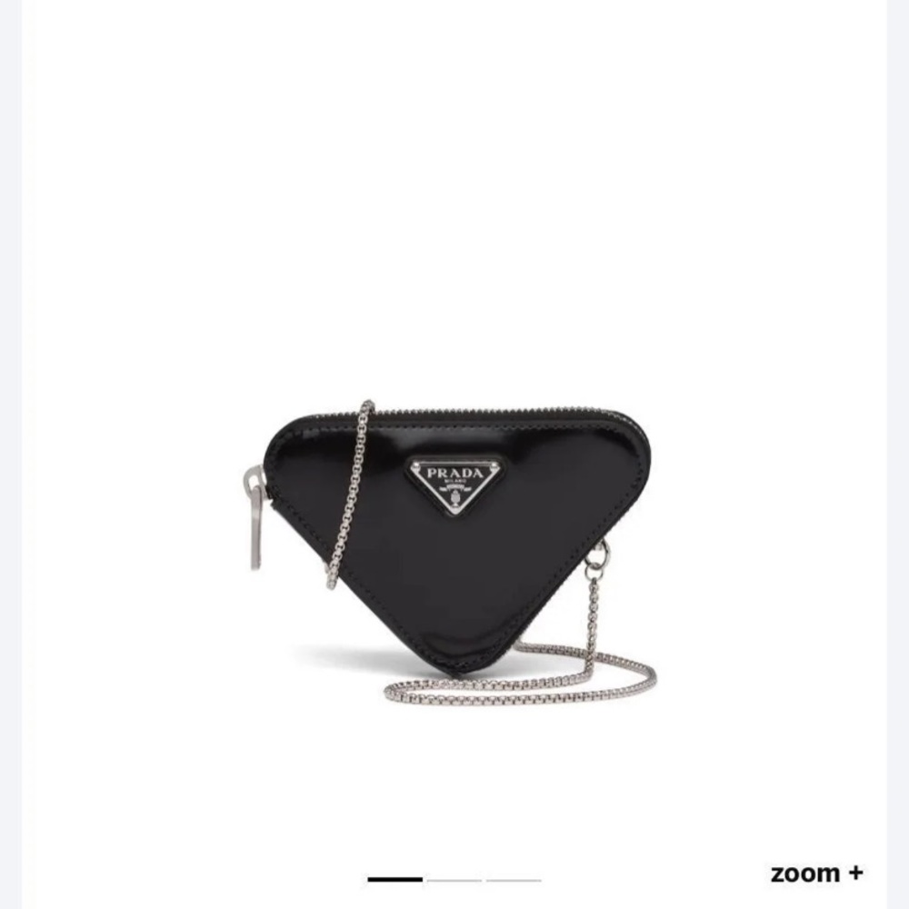 Prada mini brushed leather bag